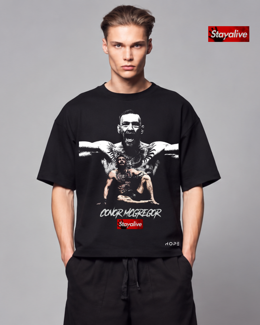 Camiseta oversized Hope Conor Mcgregor