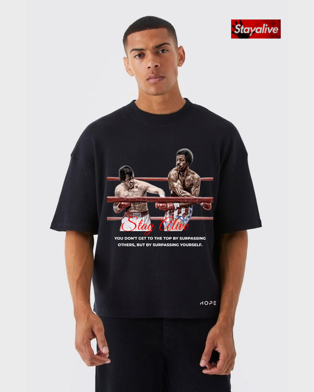 Camiseta Hope oversized Rocky x Apollo Creed