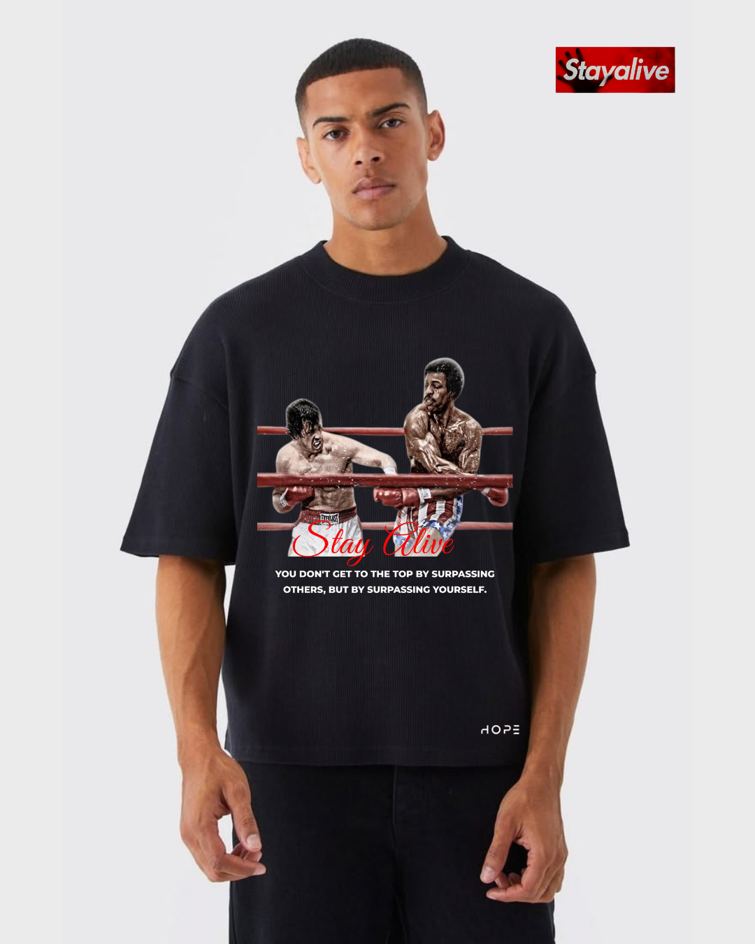 Camiseta Hope oversized Rocky x Apollo Creed