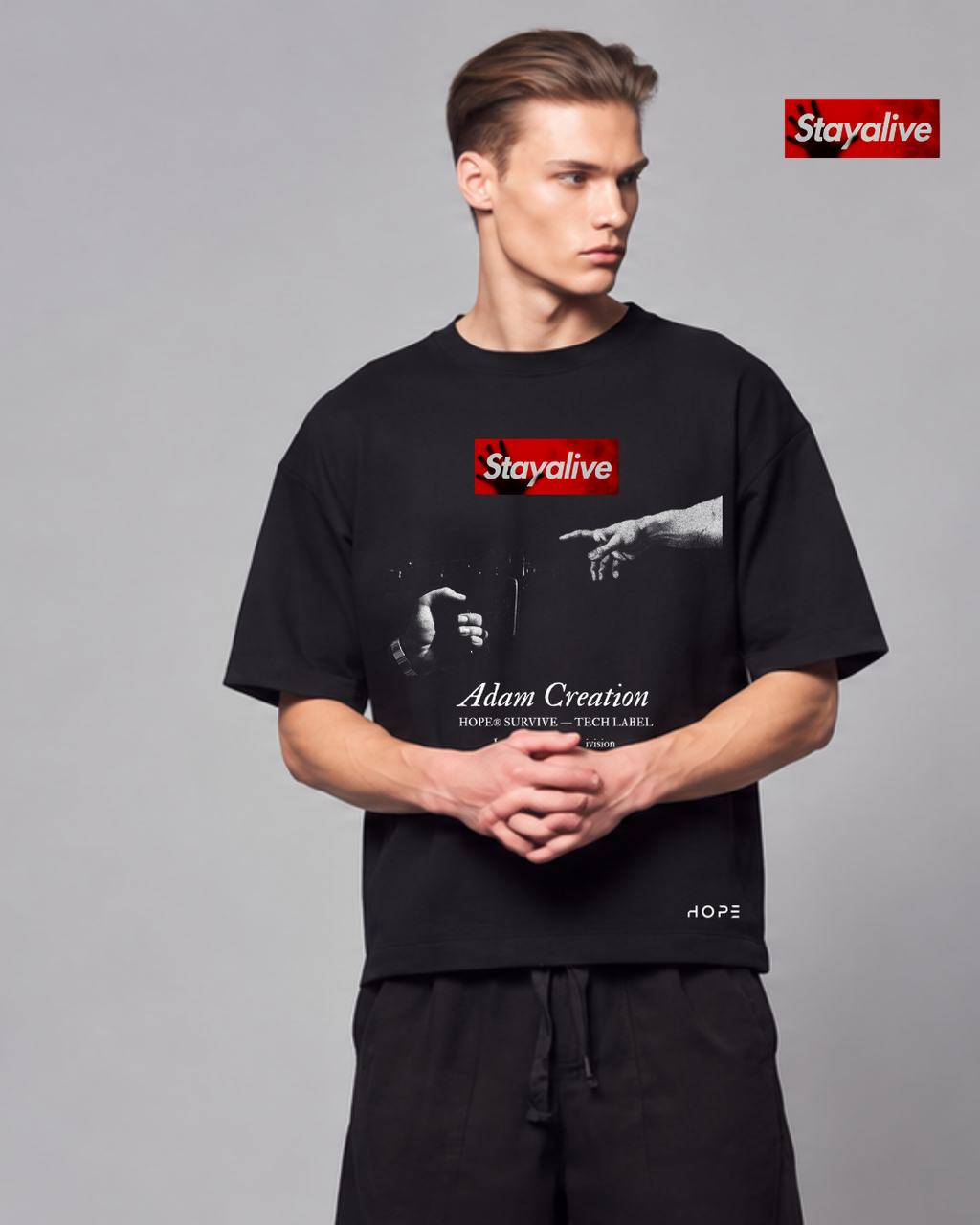 Adam Creation Oversized T Shirt