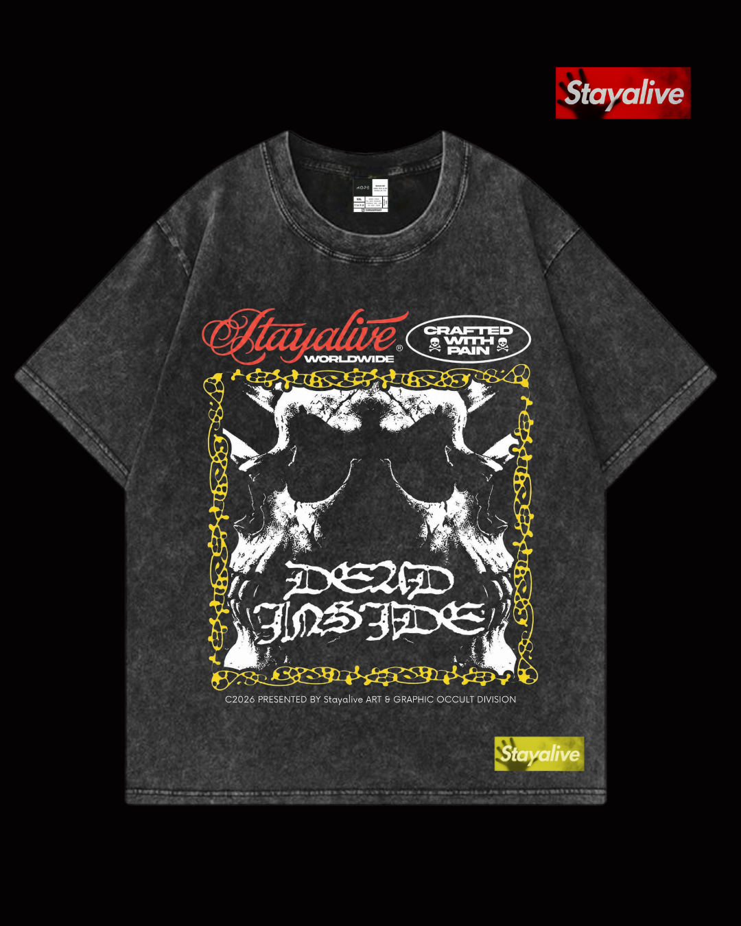 Camiseta oversized Hope Dead Inside