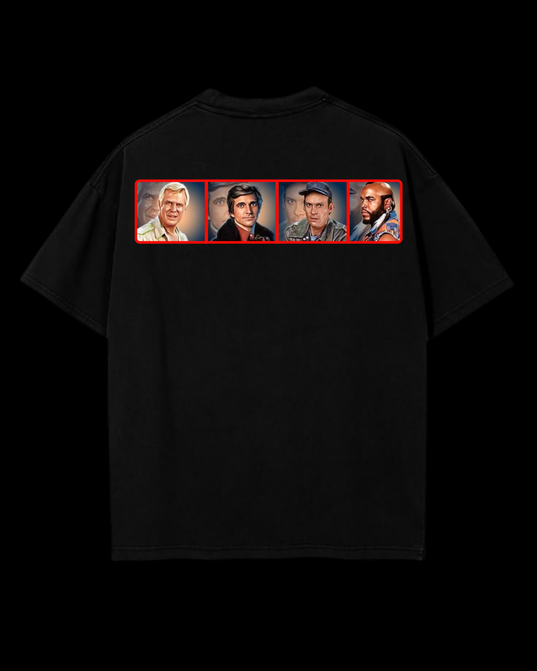 A - Team oversized T Shirt