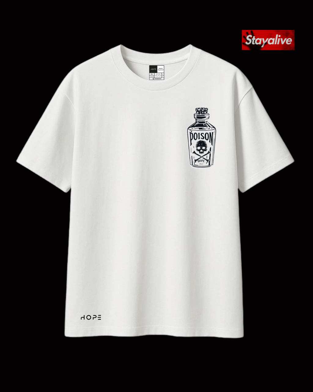 Camiseta Hope oversized Poison