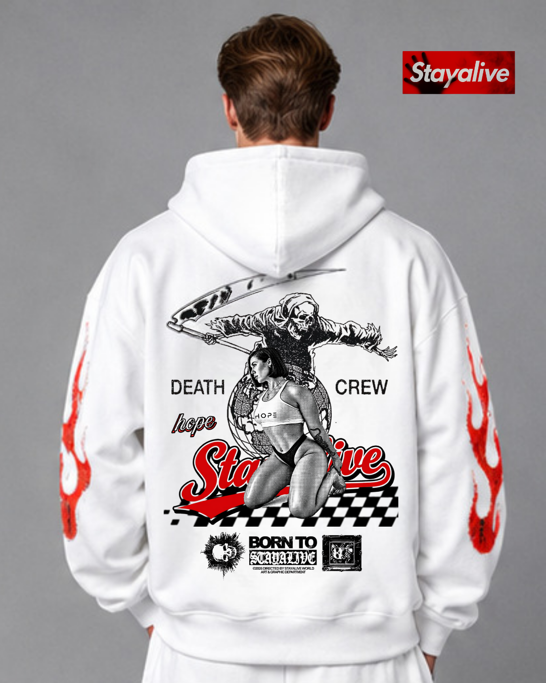 Buzo Hoodie Hope Death Crew