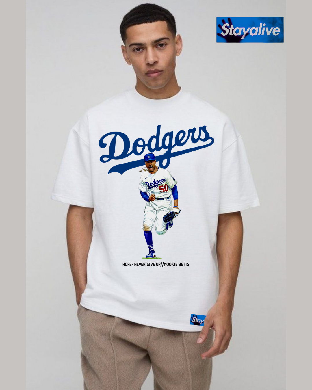 Camiseta Hope oversized L.A Dodgers