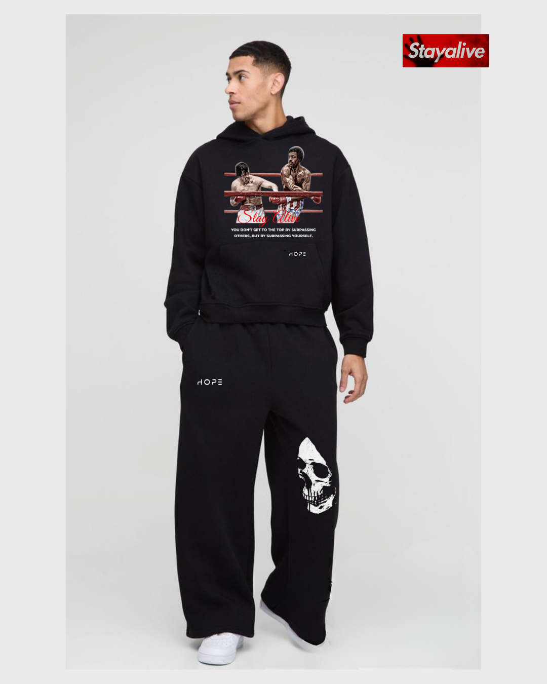 Buzo Hoodie Hope Rocky x Apollo Creed