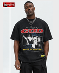 Camiseta Hope oversized Powered by God