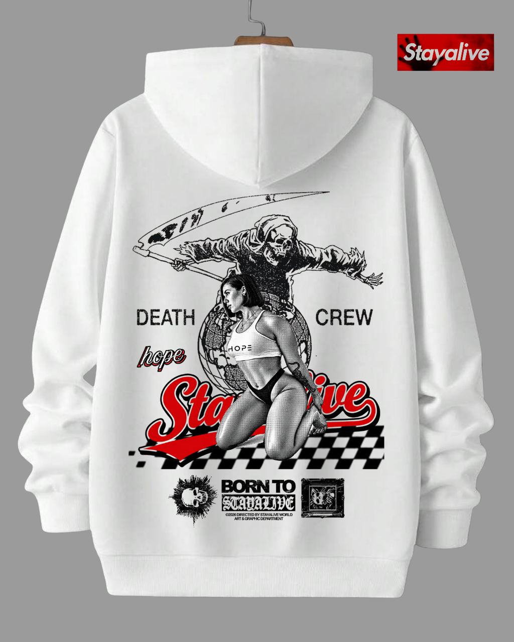 Buzo Hoodie Hope Death Crew