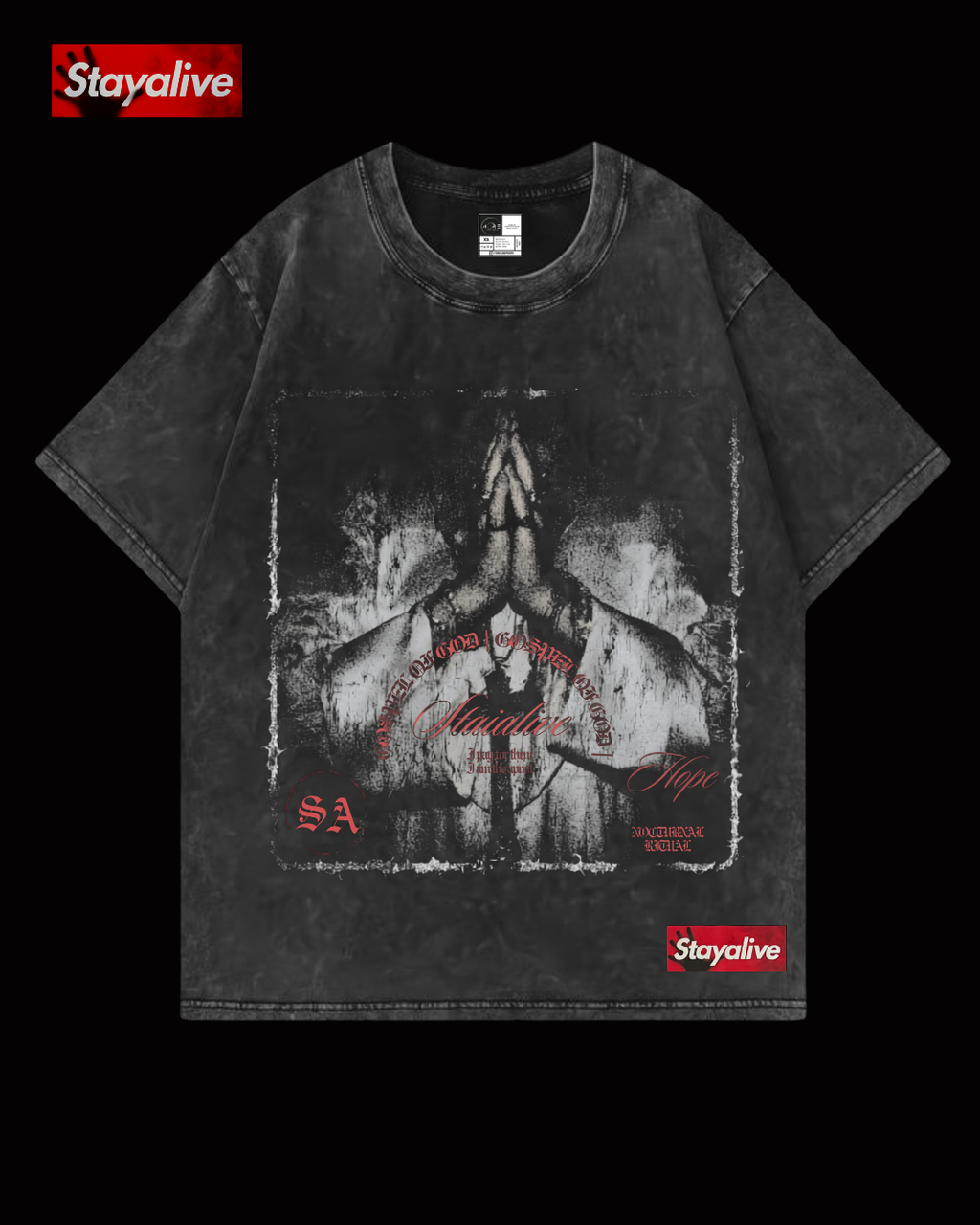 Camiseta Hope oversized Prayer