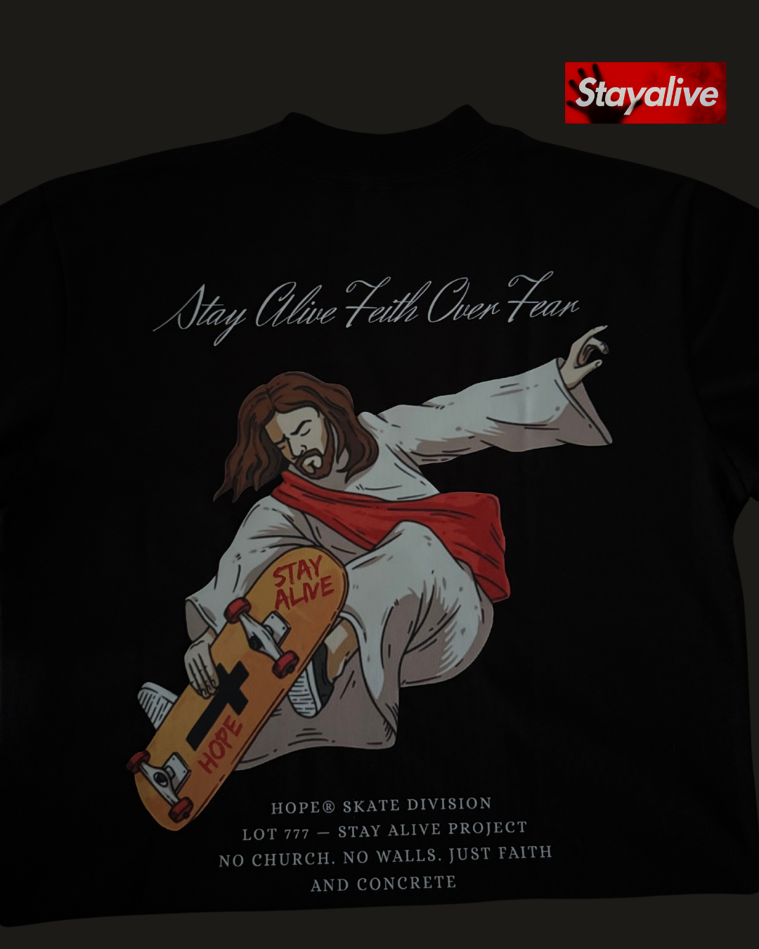 Camiseta Hope oversized Ride with me