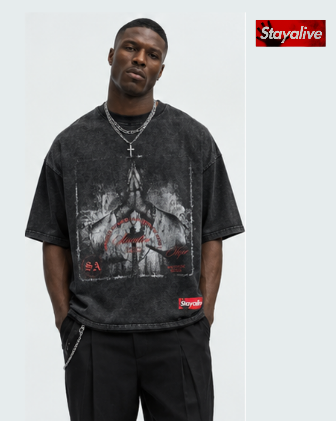 Camiseta Hope oversized Prayer