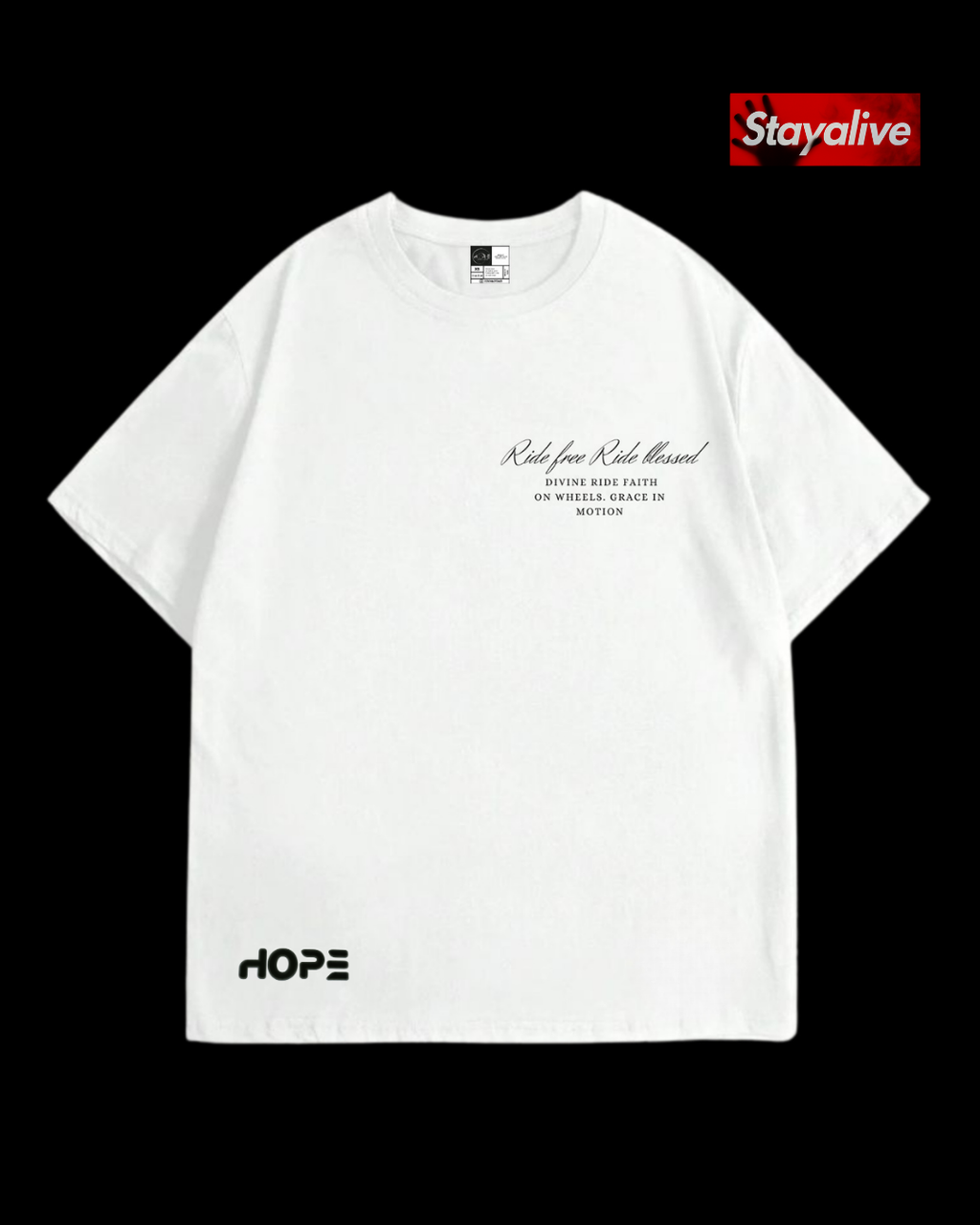 Camiseta Hope oversized Ride with me