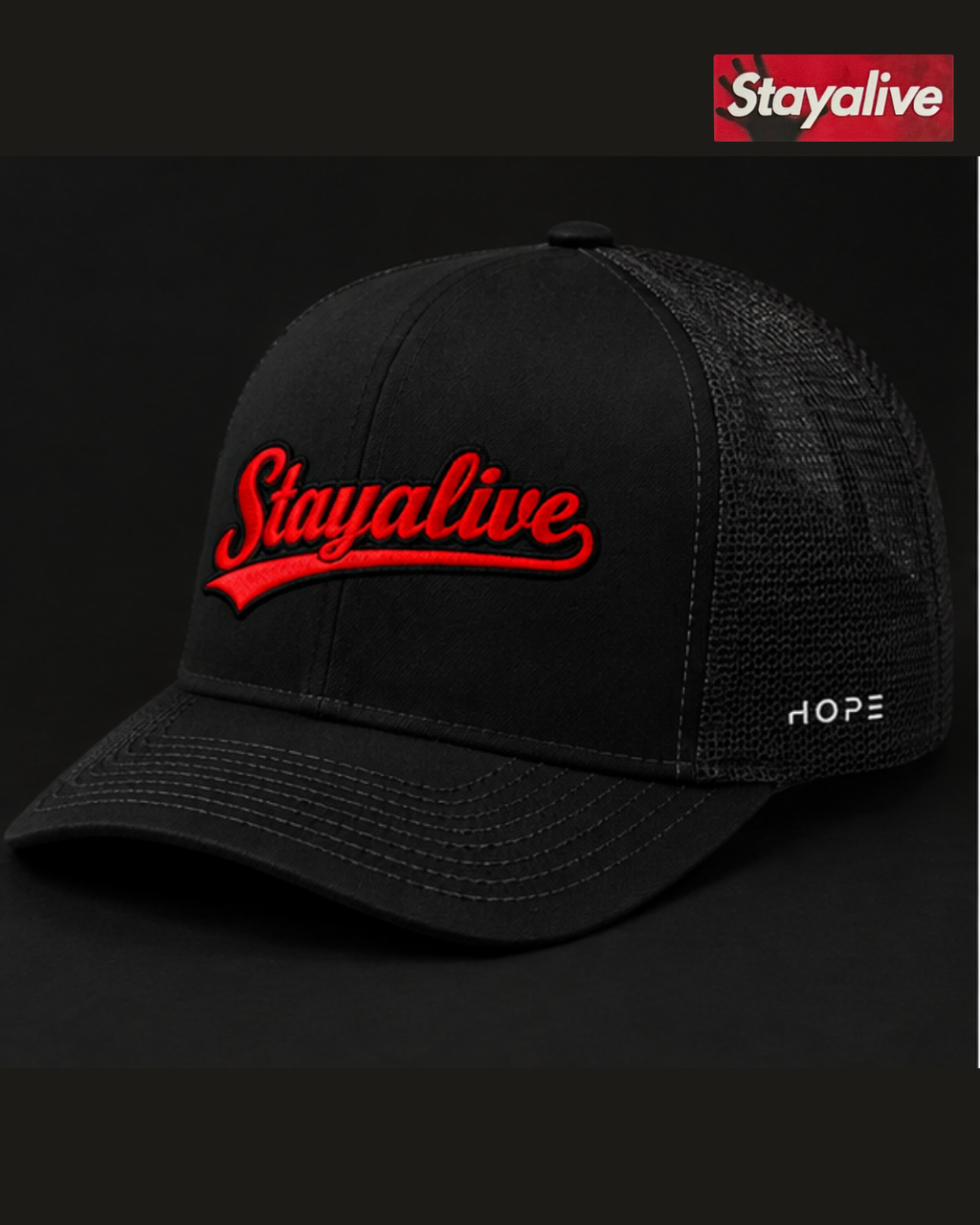 Gorra Trucker Hope Stayalive
