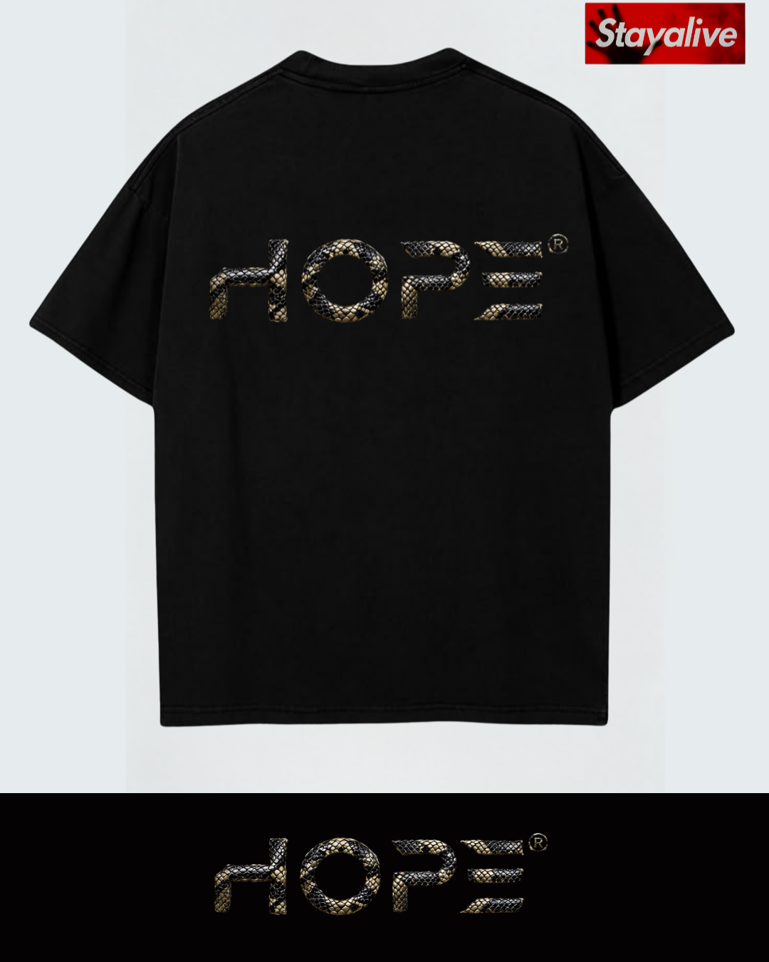 Camiseta Hope oversized Trust No One