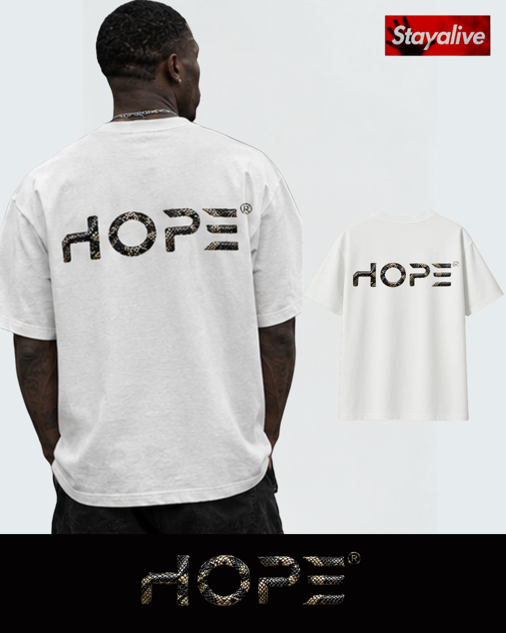 Camiseta Hope oversized Trust No One