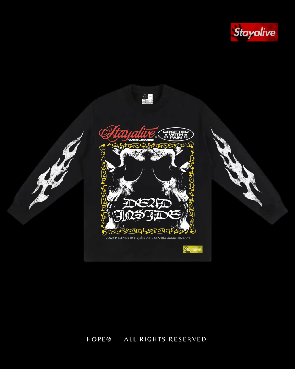 Camiseta manga larga Hope Dead Inside