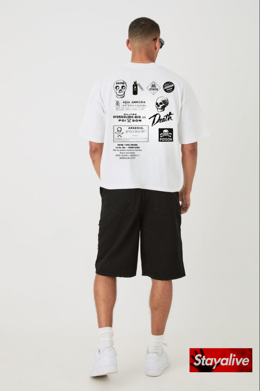 Camiseta Hope oversized Poison