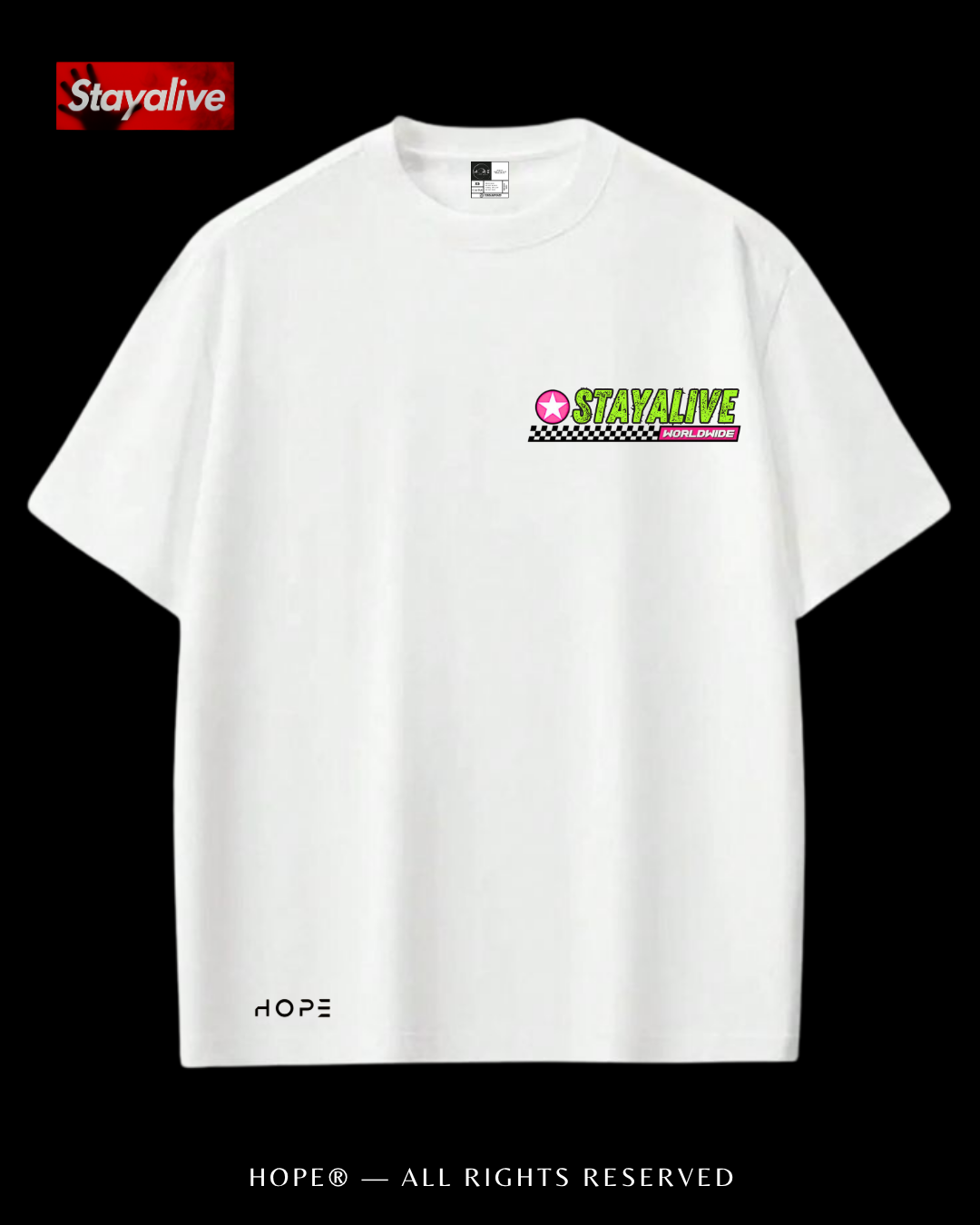 Camiseta Hope oversized Scape