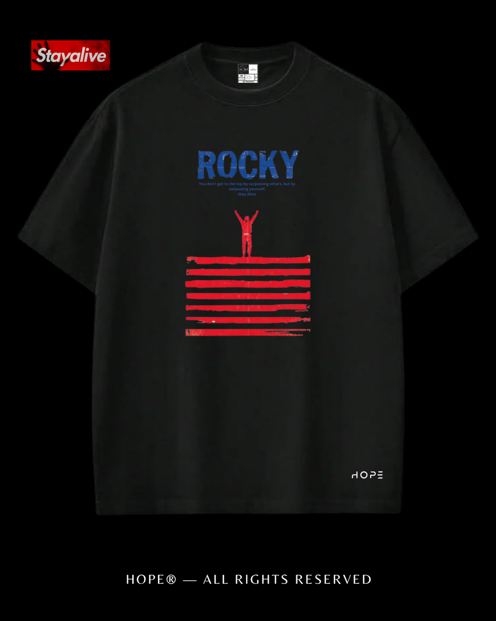 Camiseta hope Rocky Balboa