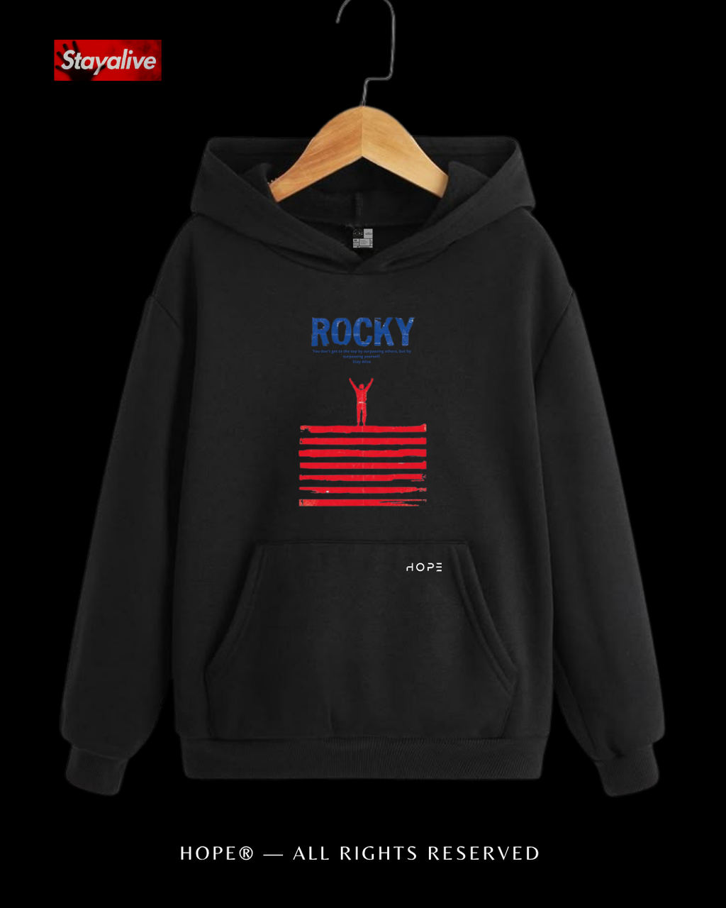 Buzo Hoodie Hope Rocky Balboa