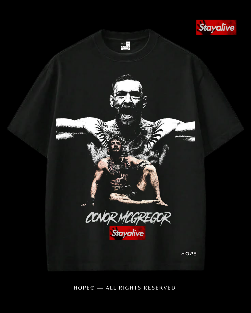 Camiseta oversized Hope Conor Mcgregor
