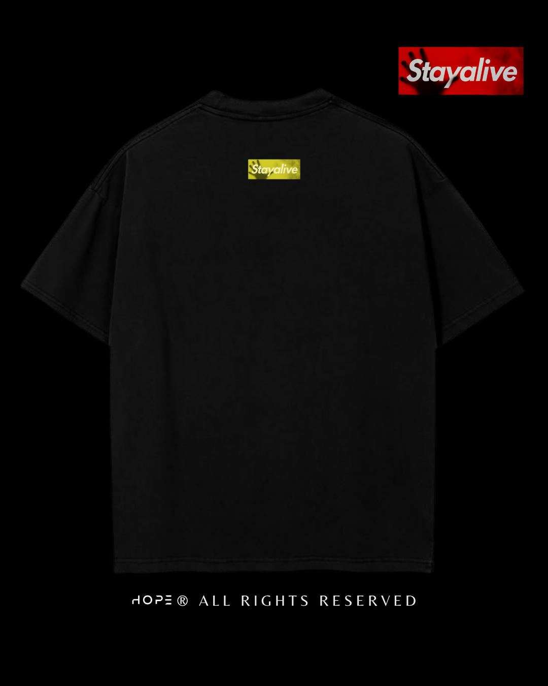 Camiseta Hope oversized Pain Pleasure love