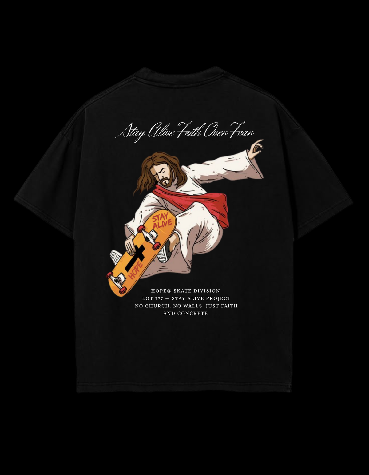 Camiseta Hope oversized Ride with me