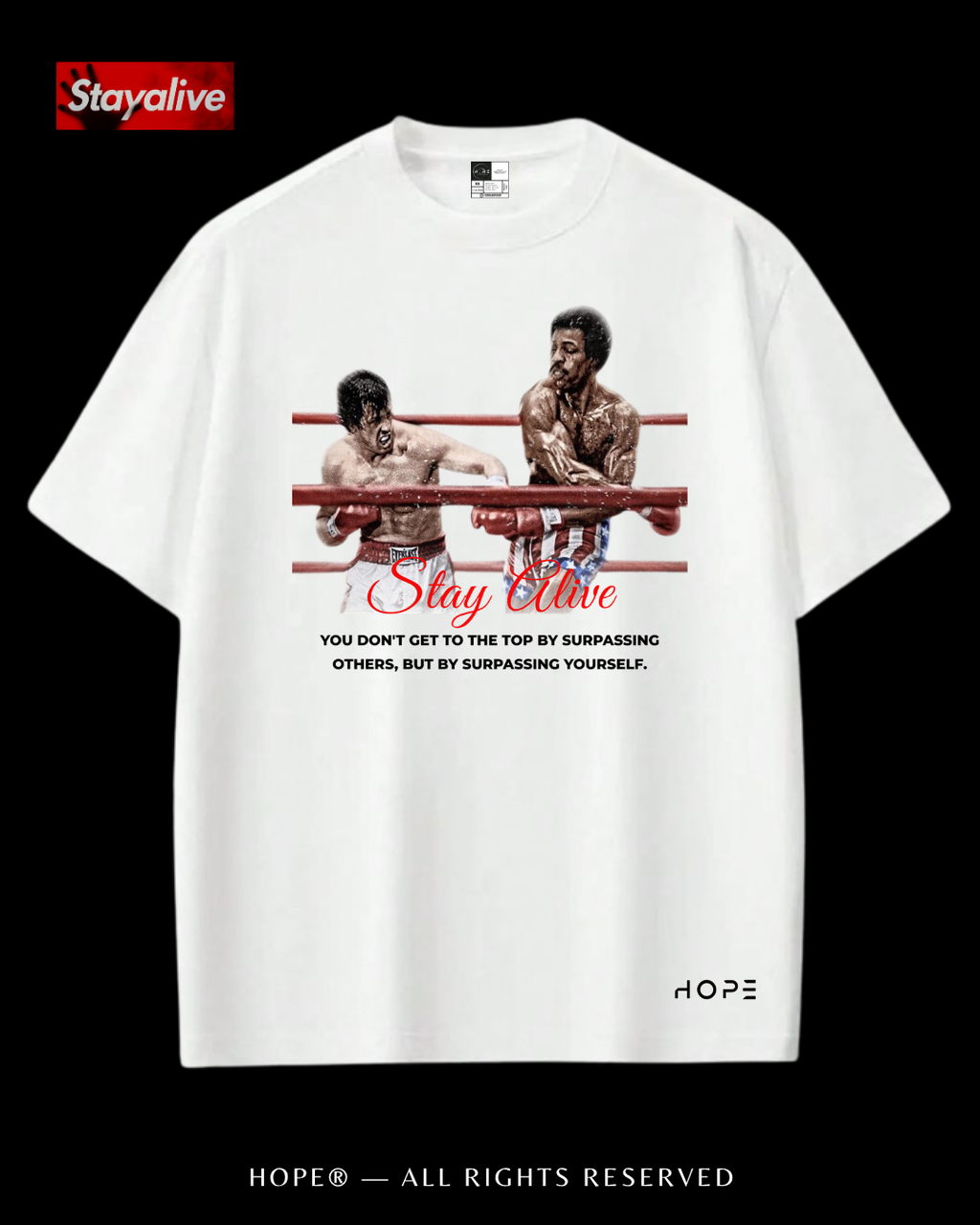 Camiseta Hope oversized Rocky x Apollo Creed