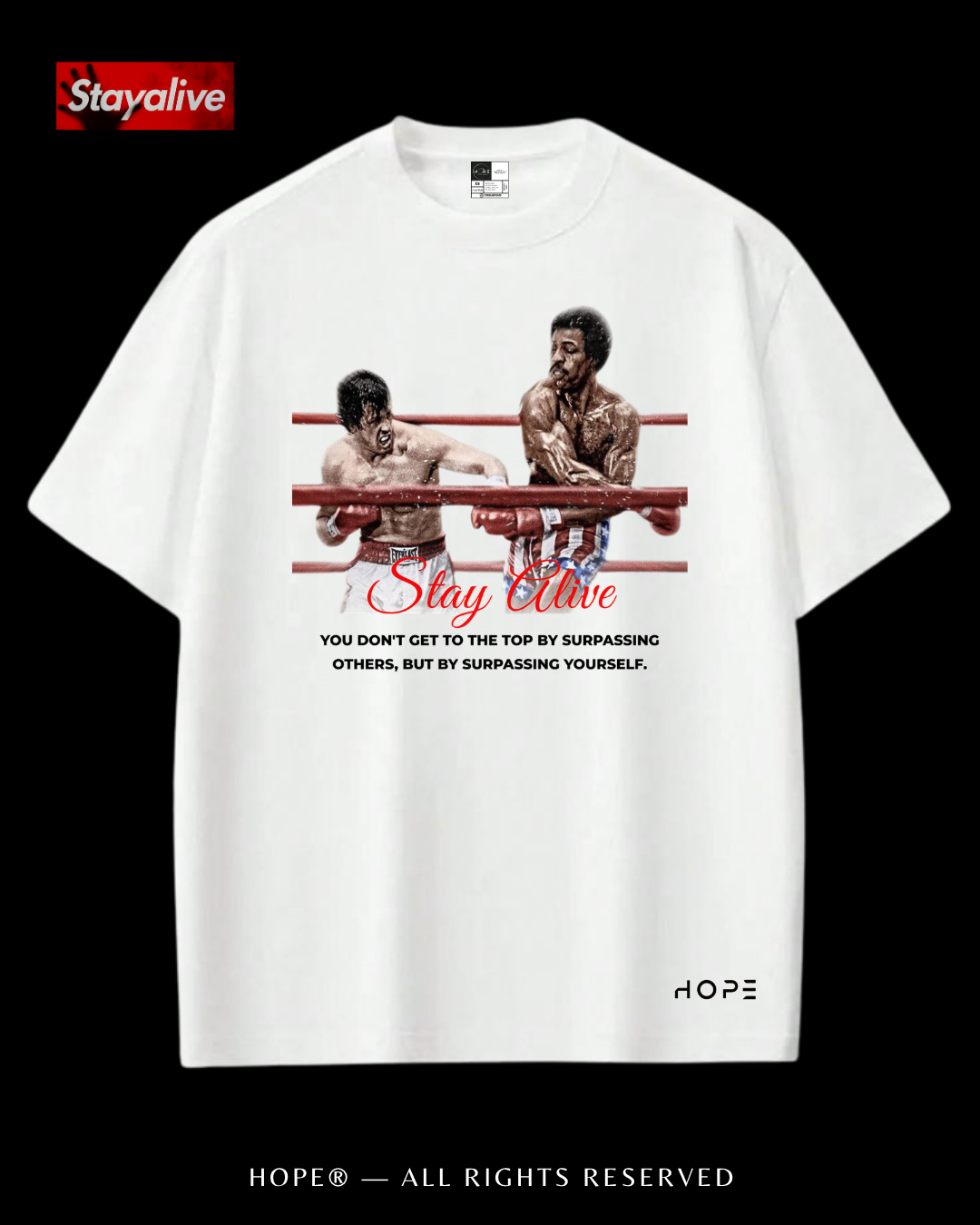 Camiseta Hope oversized Rocky x Apollo Creed