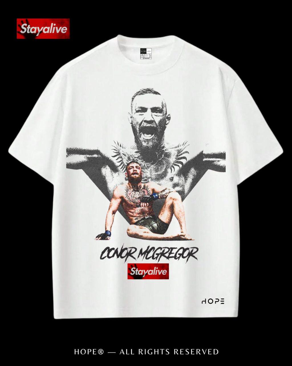 Camiseta oversized Hope Conor Mcgregor