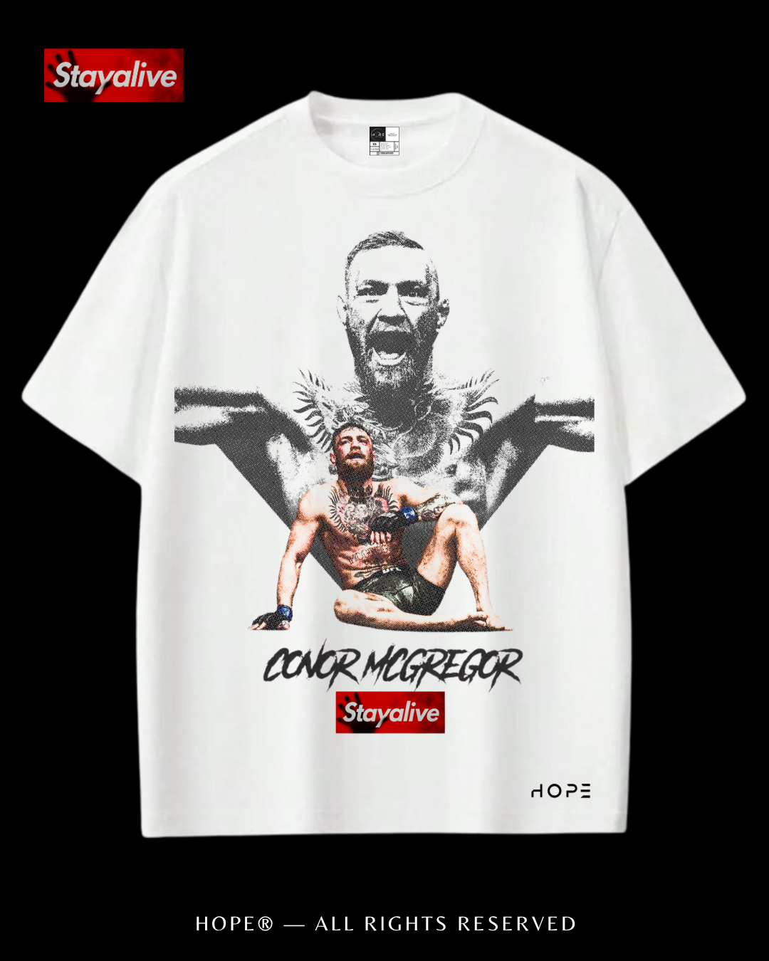 Camiseta oversized Hope Conor Mcgregor