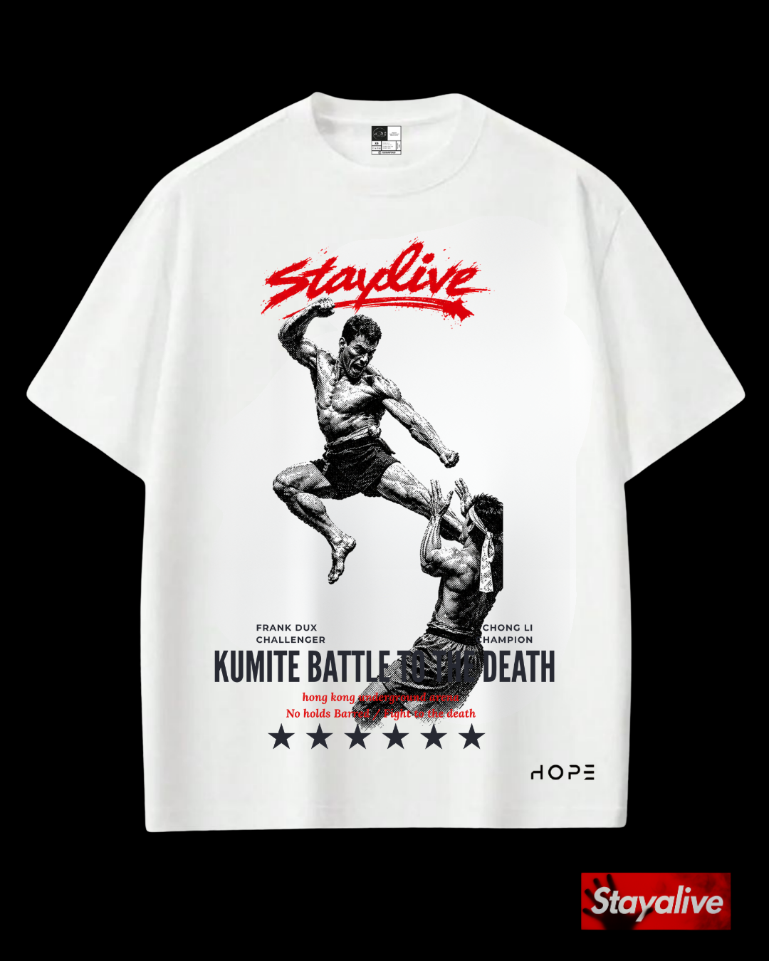 Camiseta Oversized Hope Bloodsport