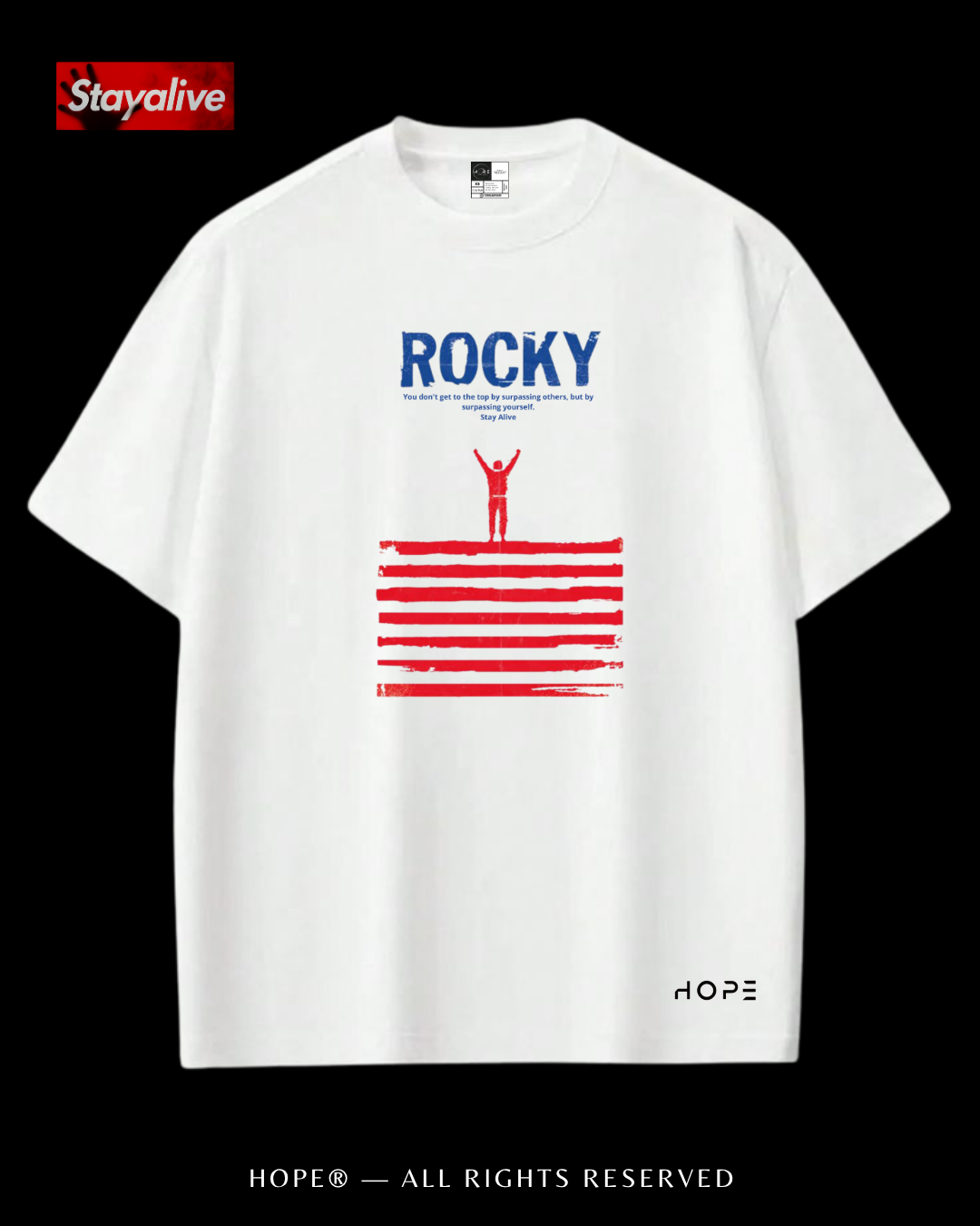 Camiseta hope Rocky Balboa